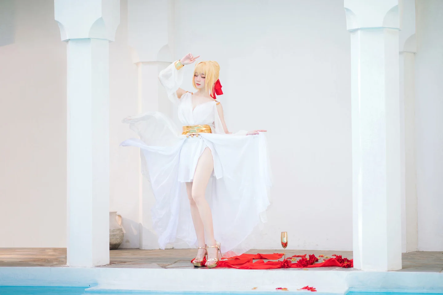 焖焖碳 - FGO·尼禄 礼服 [27P-270MB] tg@simisebaisi 【丝足阁】019.webp